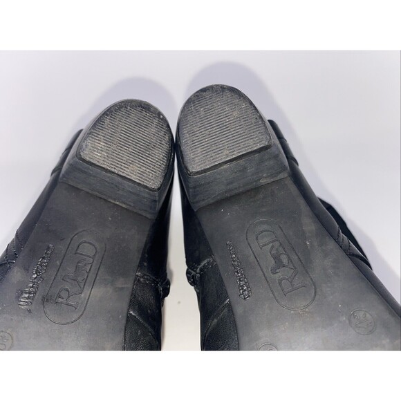 Remonte Dorndorf Boots Womens 37 US 6.5 Black Leather Short Inside Zip Career - Picture 10 of 12